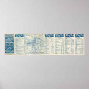 Rom, Watertown und Ogdensburg Eisenbahn Poster