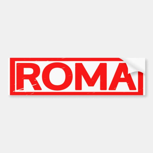 Roma-Briefmarke Autoaufkleber (Vorne)