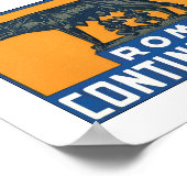 Roma Continentale Poster (Ecke)