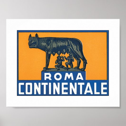 Roma Continentale Poster (Vorne)