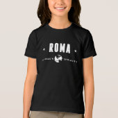 Roma Coordinates with White Globe Tri-Blend Shirt (Vorderseite)