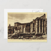 Roma, Forum Augustus Postkarte (Vorne/Hinten)