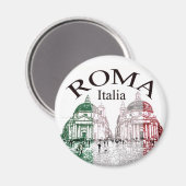 Roma gestempelt magnet (Vorderseite/Rückseite)