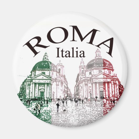 Roma gestempelt magnet (Vorne)