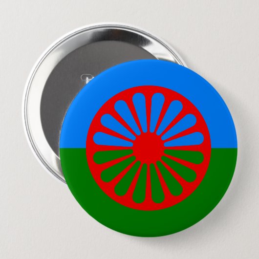 Roma, Indien Button (Vorne & Hinten)