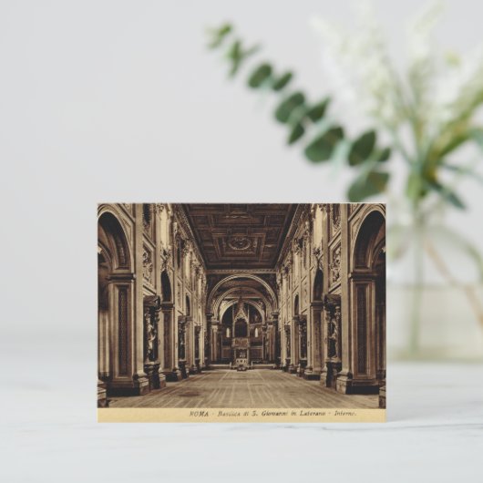 Roma, Inside St John in Lateran Postkarte (Stehend Vorderseite)