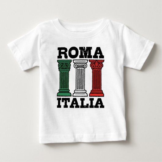 Roma Italia Baby T-shirt (Vorderseite)