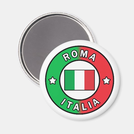 Roma Italia Magnet (Vorderseite/Rückseite)
