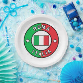 Roma Italia Pappteller (Party)