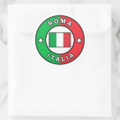 Roma Italia Runder Aufkleber (Tasche)