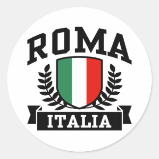 Roma Italia Runder Aufkleber