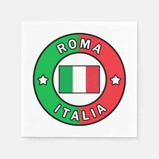 Roma Italia Serviette (Vorderseite)