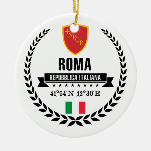 Roma Keramikornament (Vorne)