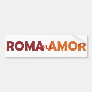 Roma mi Amor Rom meine Liebe Rome my Love Autoaufkleber
