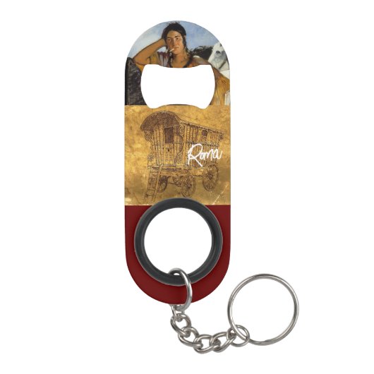 "Roma" Mini Flaschenöffner (Rückseite)