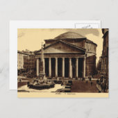 Roma, Pantheon Postkarte (Vorne/Hinten)