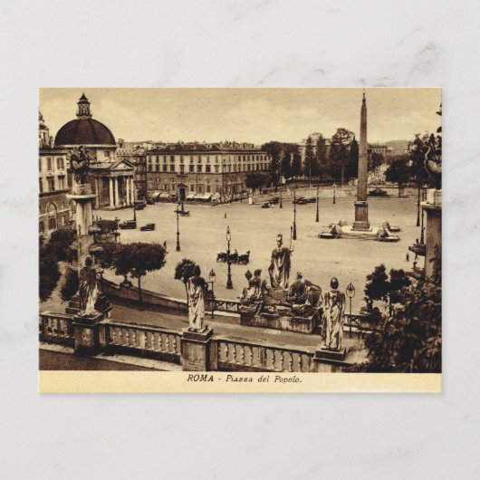 Roma, Piazza del Paulo Postkarte (Vorderseite)