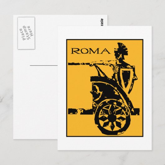 Roma Poster Postkarte (Vorne/Hinten)