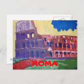 ROMA Postkarte (Vorne/Hinten)