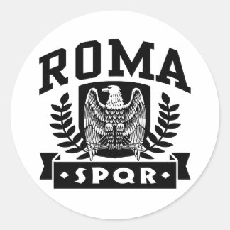 Roma SPQR Runder Aufkleber