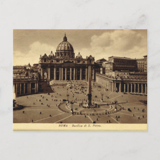 Roma, Vatikan, Petersplatz Postkarte