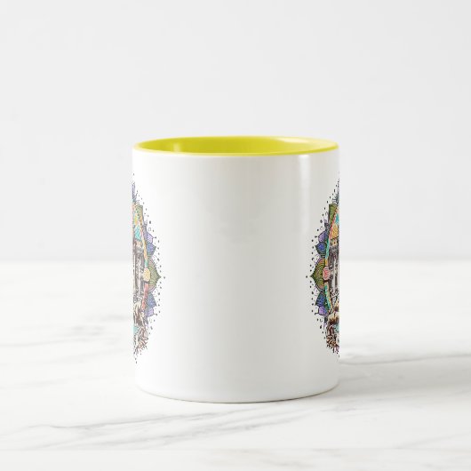 Roma Whisperbrunnen Zweifarbige Tasse (Mittel)