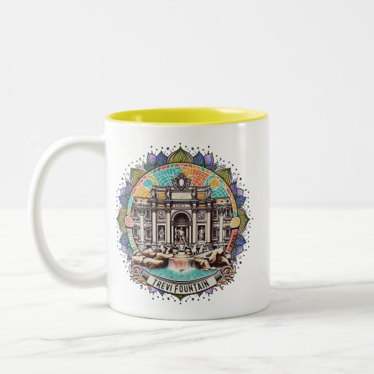 Roma Whisperbrunnen Zweifarbige Tasse (Links)