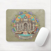 Roma Whispering Fountain Mousepad (Mit Mouse)