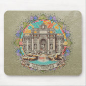 Roma Whispering Fountain Mousepad (Vorne)