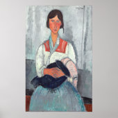 Roma Woman - Amedeo Modigliani Fine Art Poster (Vorne)