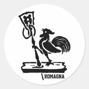 Romagna Runder Aufkleber
