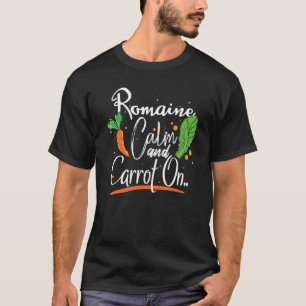 Romain und Carrot Design für Veggie und Veganer T-Shirt
