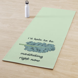 "Romaine Calm - Lettuce Meditate" Puff Yogamatte