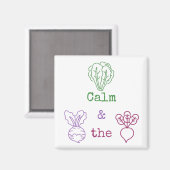 Romaine Calm & Turnip Magnet (Vorderseite/Rückseite)