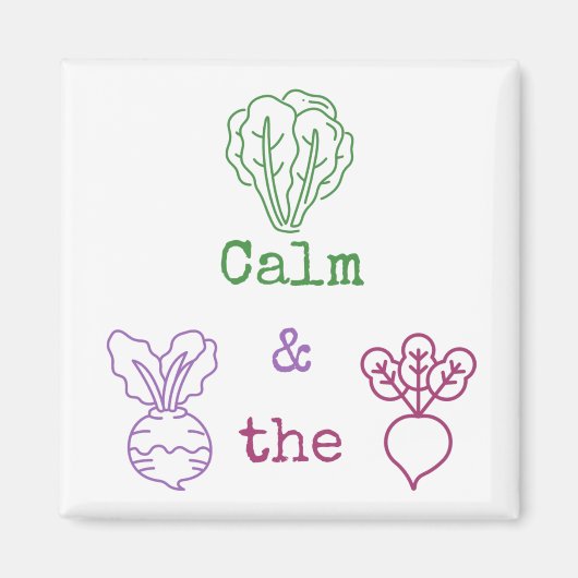 Romaine Calm & Turnip Magnet (Vorne)