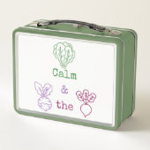 Romaine Calm & Turnip Metall Brotdose (Rückseite)