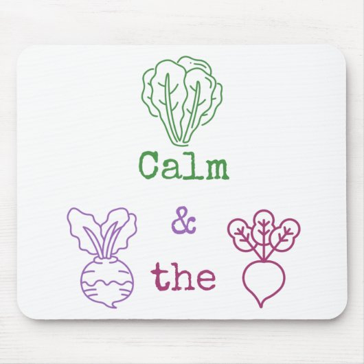 Romaine Calm & Turnip Mousepad (Vorne)