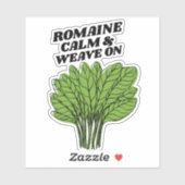 Romaine Calm & Weave auf Aufkleber (Blatt)