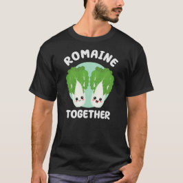 Romaine Gemeinsam Niedlich Kawaii Food Pun Valenti T-Shirt