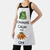 Romaine (Lettuce) Calm und Carrot on Schürze (InSitu)