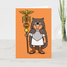 Roman 21st Birthday Card Signifer Standard Bearer Karte