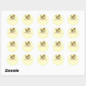 Roman a Clef Buchzeichen Stickers (Blatt)