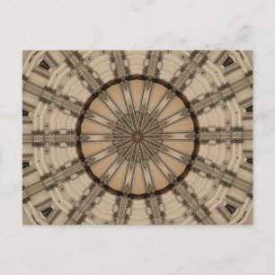 Roman Abstrakt Art Kaleidoskop Grafikdesign Postkarte