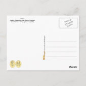 Roman Amulets - Gravuren von Abraxas Gemstones Postkarte (Rückseite)