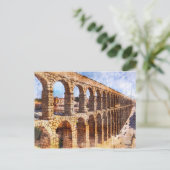 Roman Aqueduct, Segovia. Spanien. Postkarte (Stehend Vorderseite)