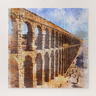 Roman Aqueducts, Segovia. Spanien. Puzzle