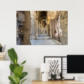 Roman Arena Hallway, Frankreich Poster (Heimbüro)