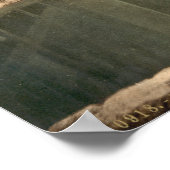 Roman Baths and Abbey V, Bath, Somerset, England Poster (Ecke)