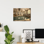 Roman Baths and Abbey V, Bath, Somerset, England Poster (Heimbüro)