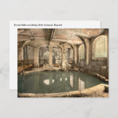 Roman Baths and Abbey V, Bath, Somerset, England Postkarte (Vorne/Hinten)